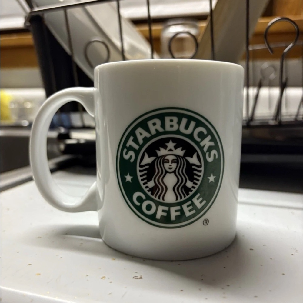 Starbucks White Ceramic Coffee Cup
